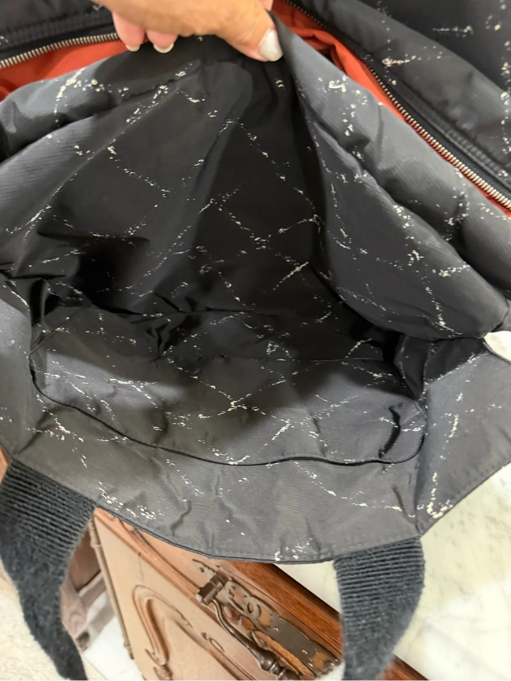 CHANEL black quilted